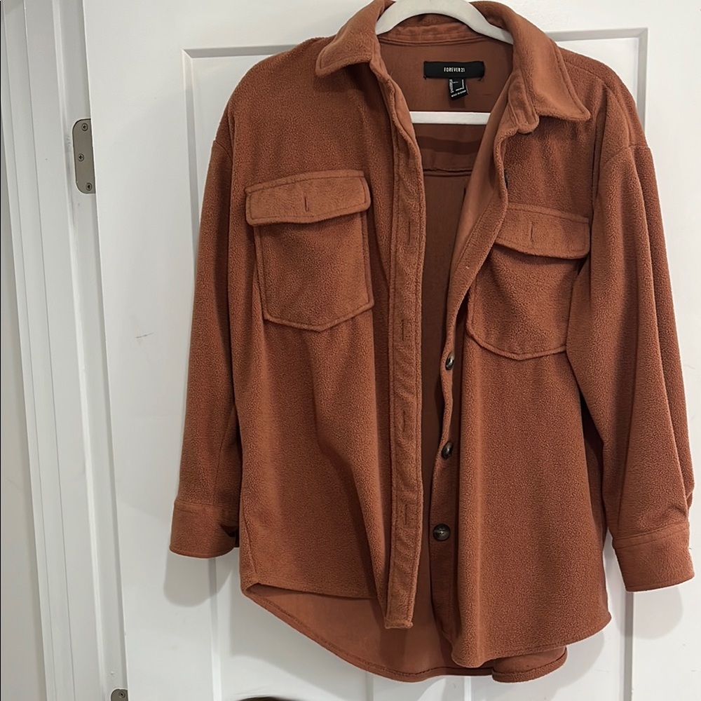 Forever 21 Women's Brown Shacket